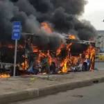 BRT on fire