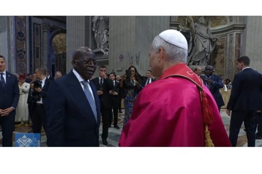 Tinubu and Pope