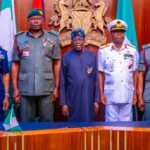 Tinubu and security chiefs