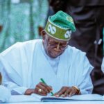 Tinubu signs