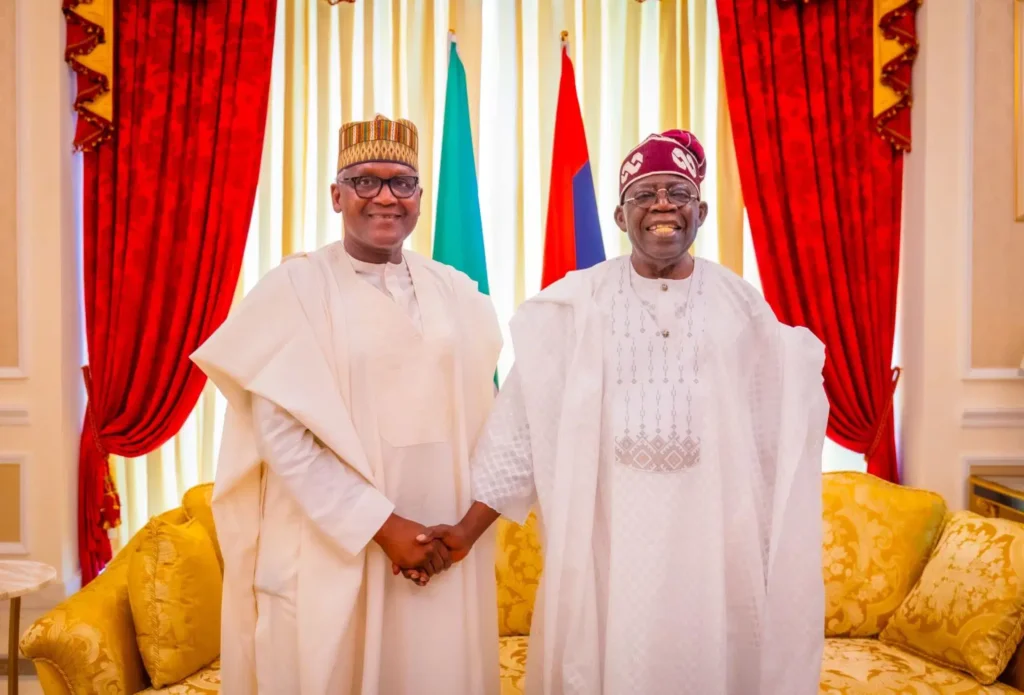 Dangote and Tinubu