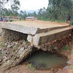 Collapsed bridge