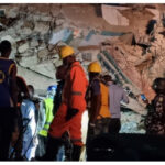 Collapsed building